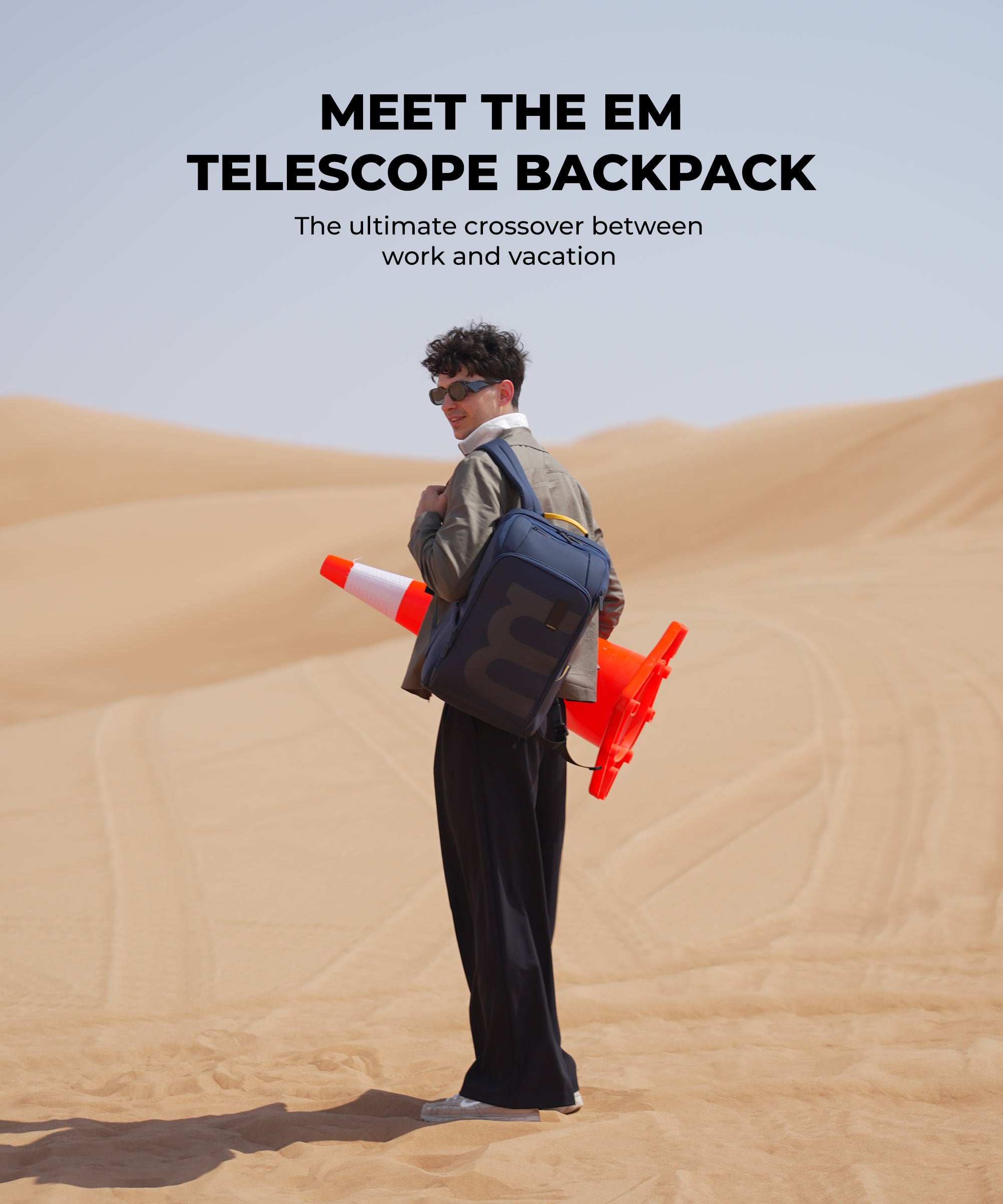 Color_Crypto | The Em Telescope Backpack - 38 L