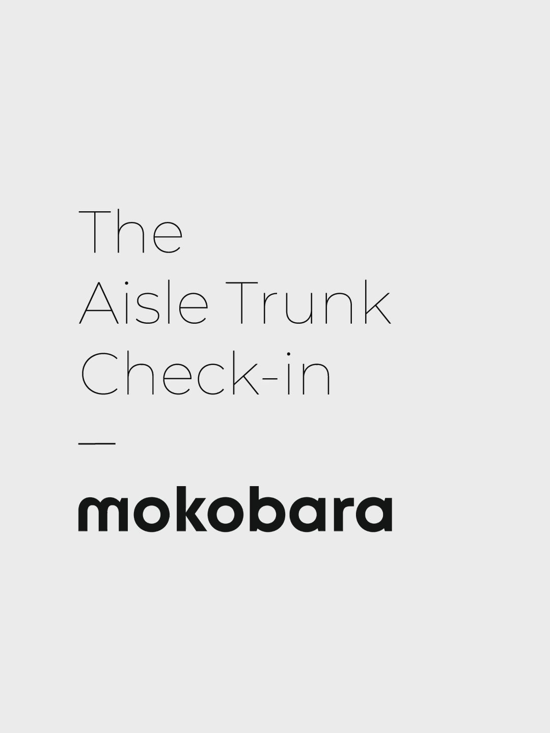 Color_Homegrown | The Aisle Trunk - Check-in
