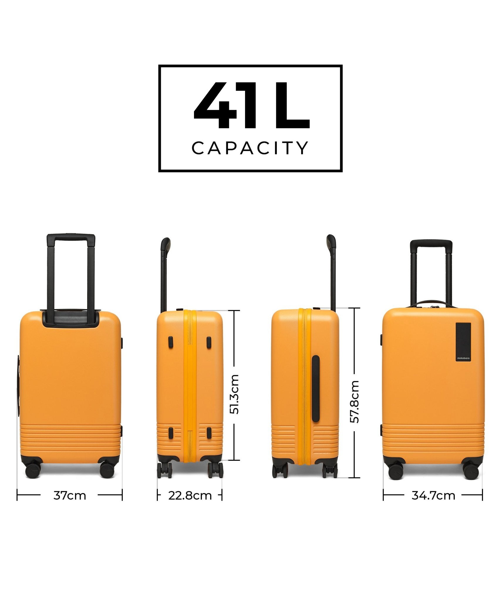 Color_Sunnyside Yellow | Set of 3 Luggage