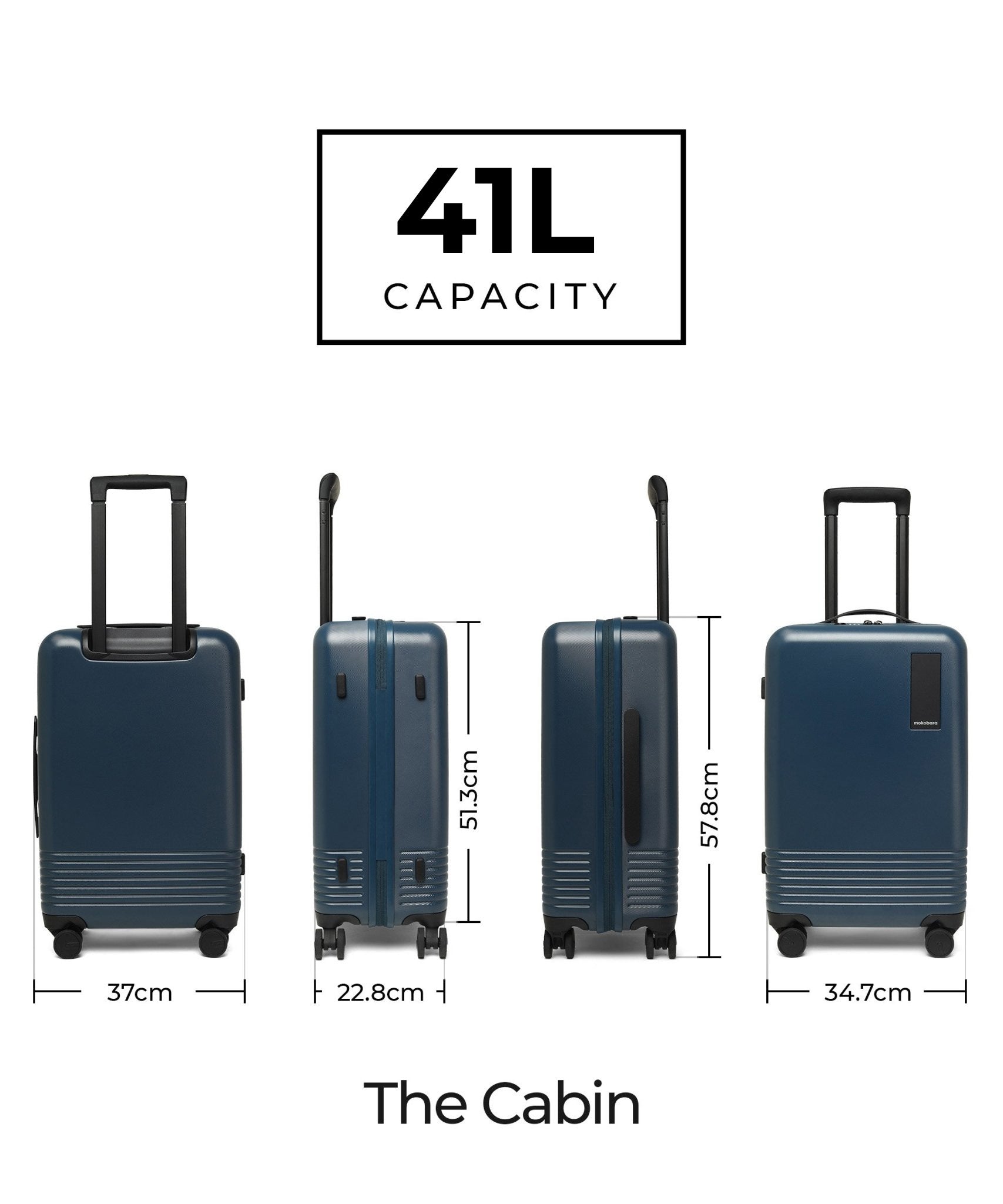 Color_Space Blue | The Cabin Luggage