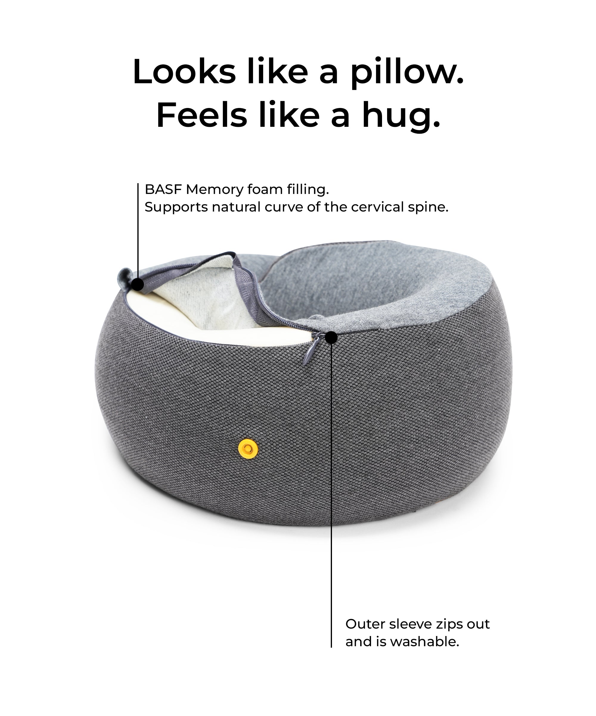 Color_Seize The Gray | The Travel Pillow