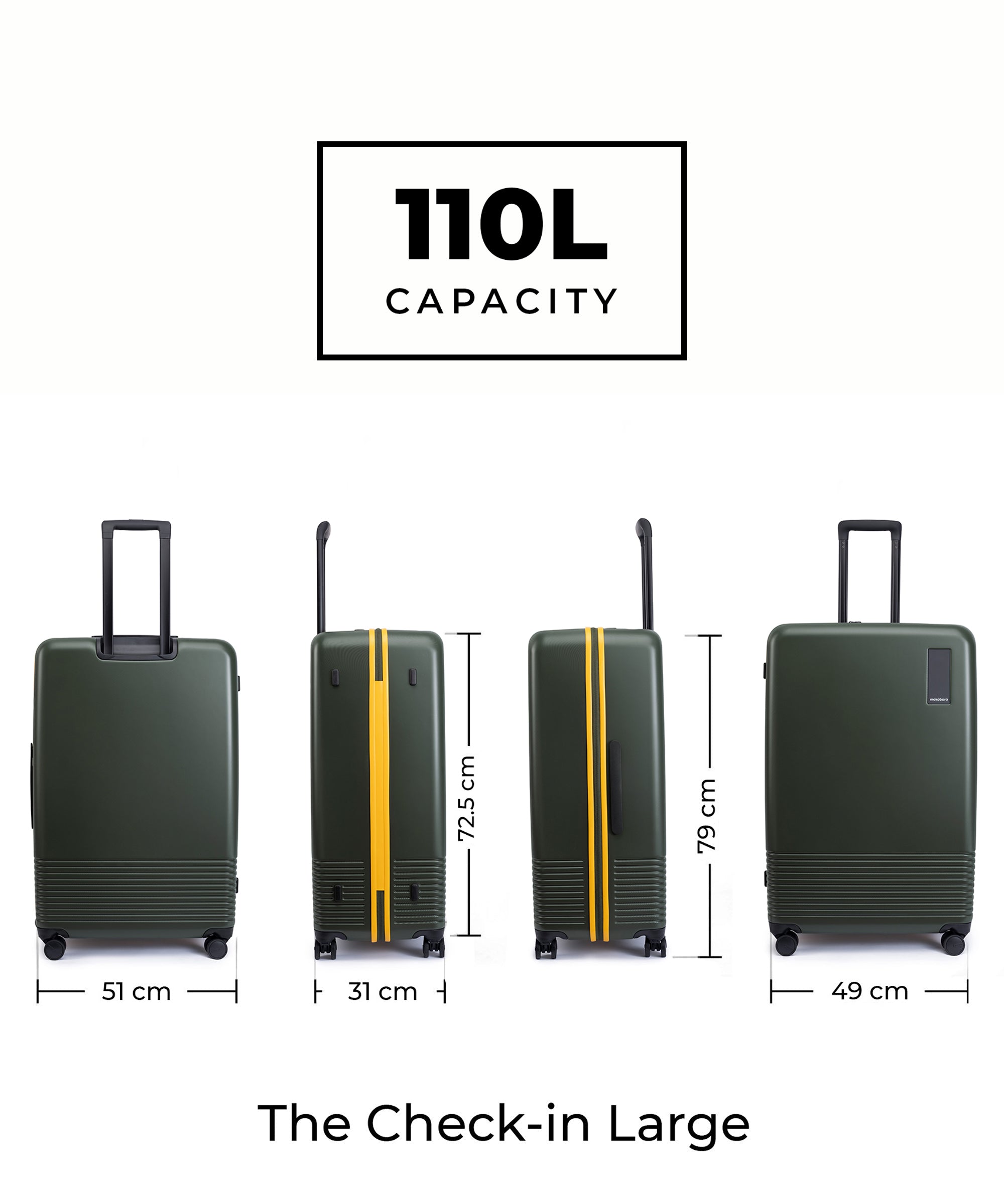 Color_Forest Sunray (Limited Edition) | Set of 3 Luggage