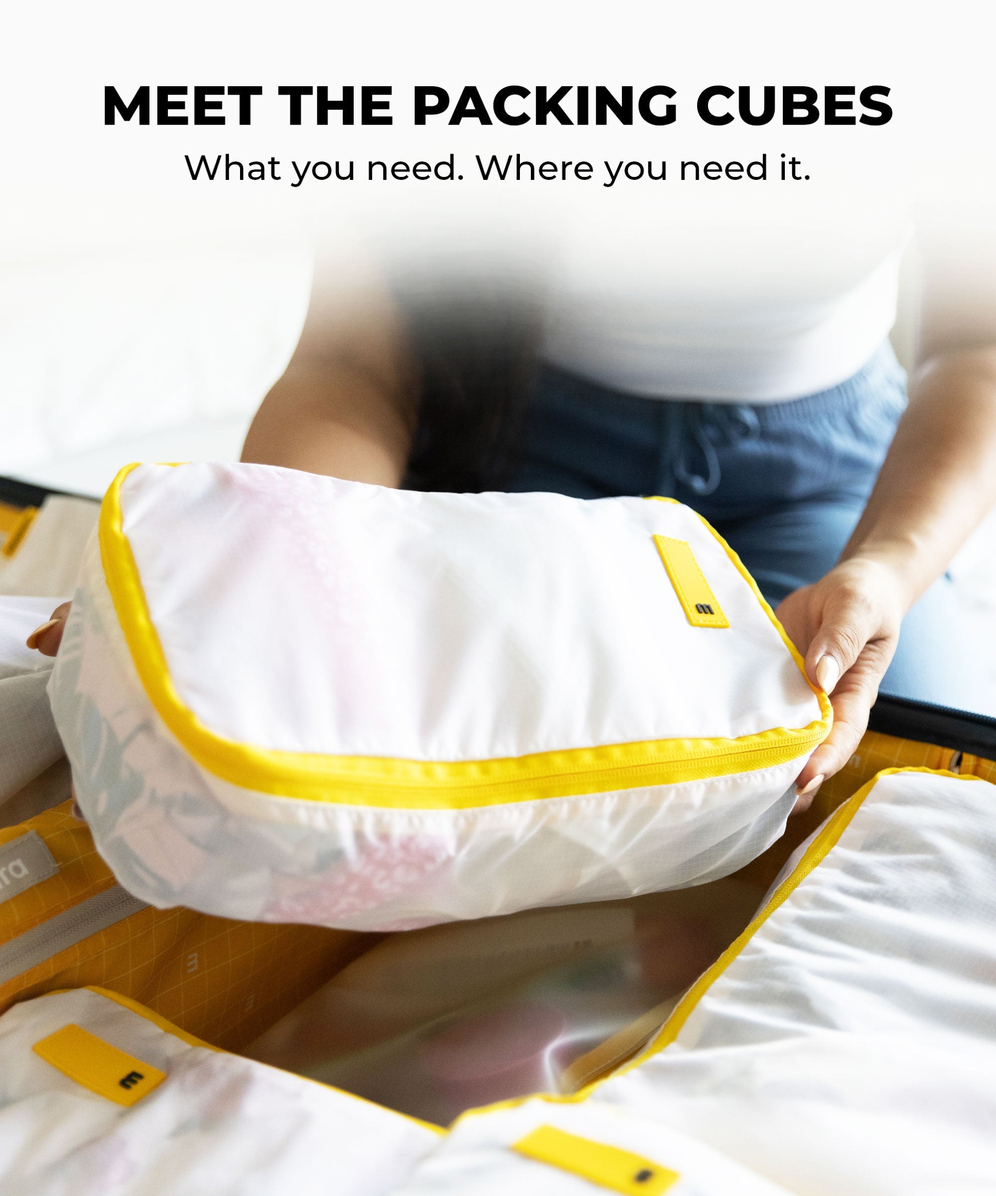 Color_Still Loading Sunray | The Packing Cubes (Set of 4)