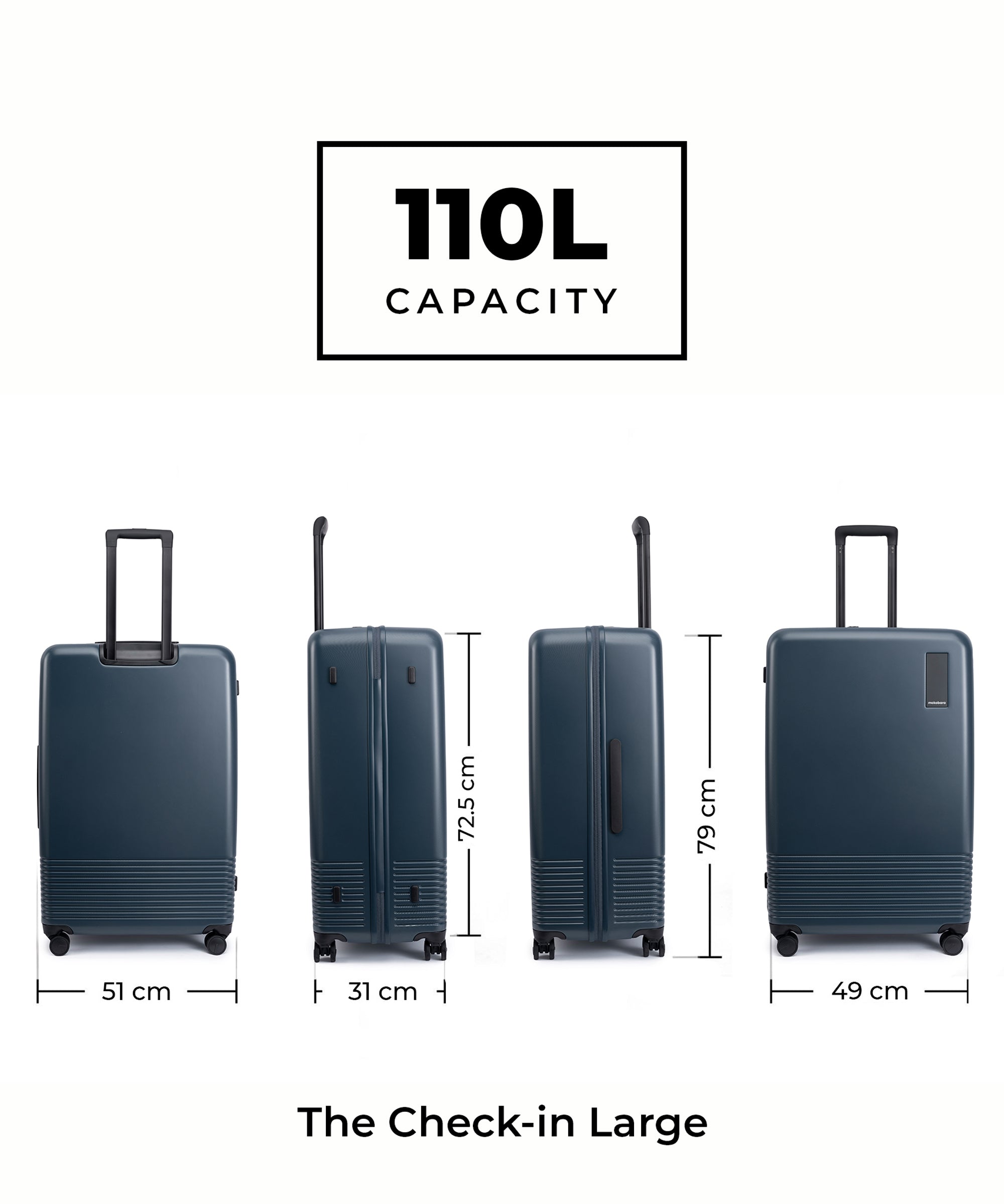 Color_Space Blue | Set of 3 Luggage