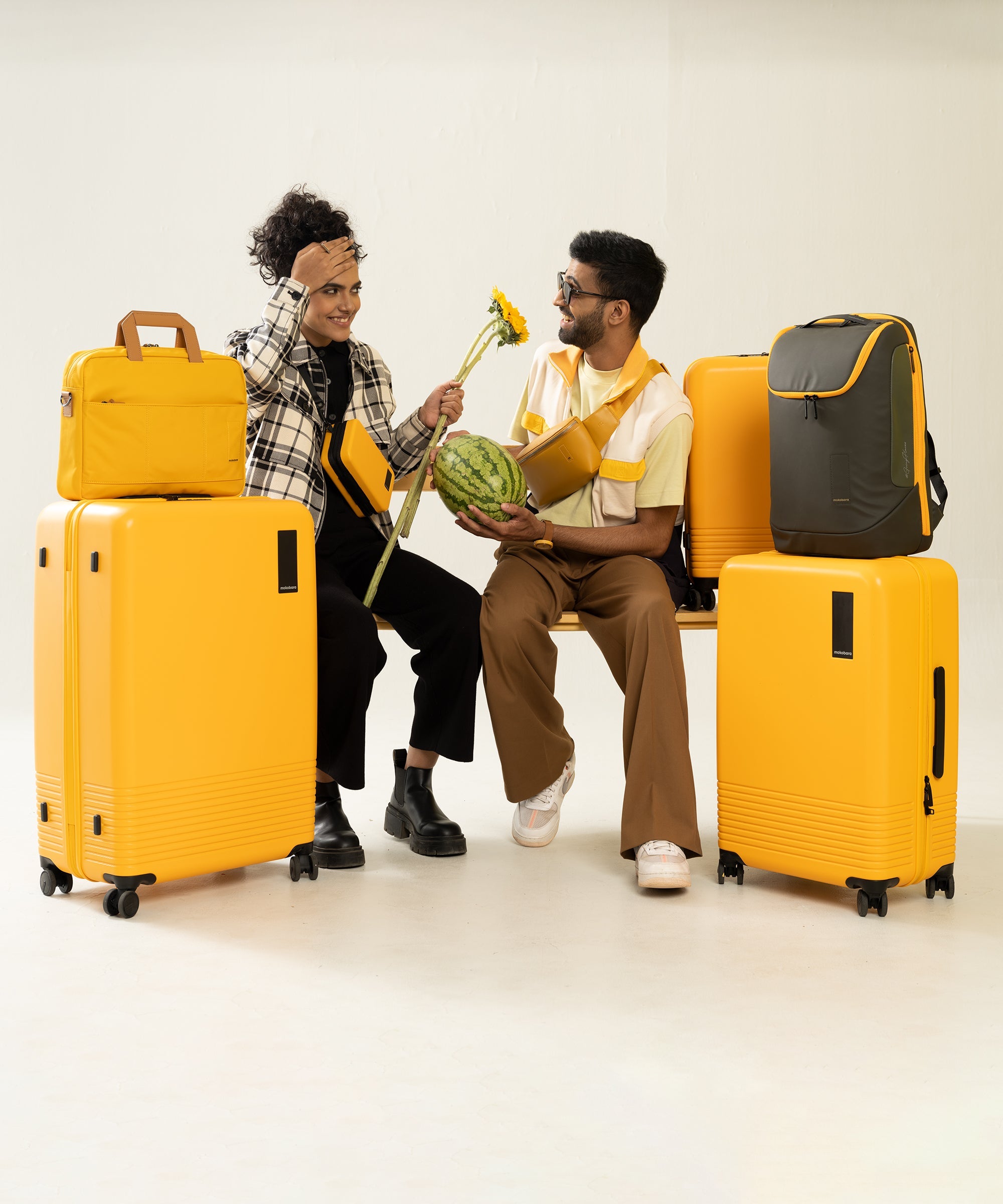 Color_Sunnyside Yellow | Set of 3 Luggage