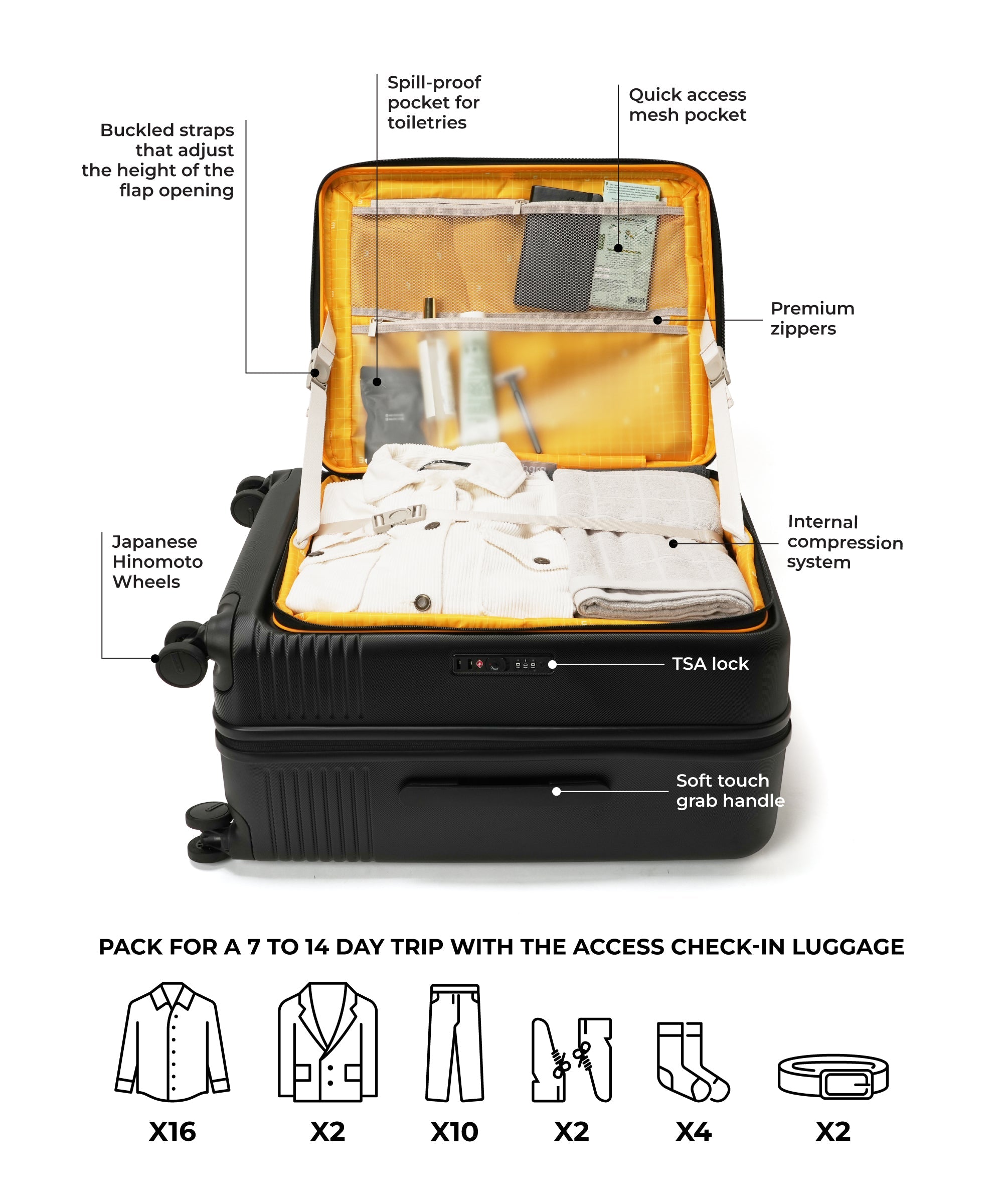 Color_Crypto Sunray | The Access Check-in Luggage