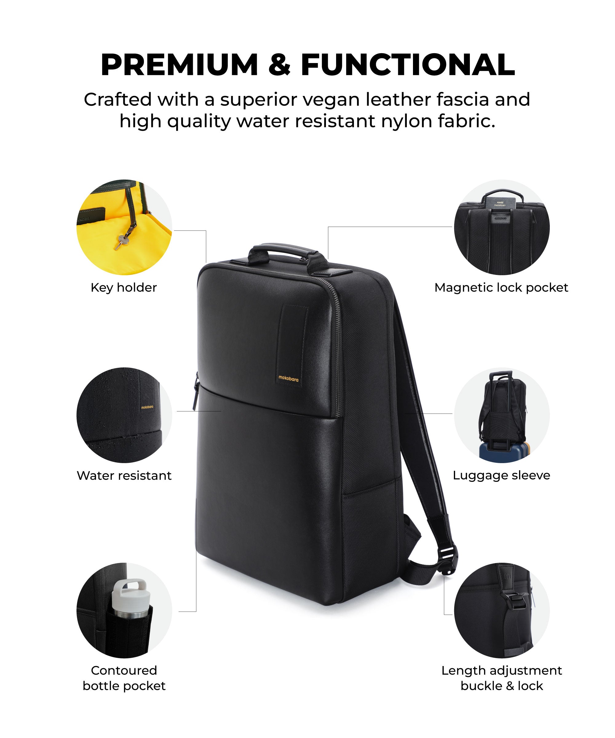 Color_Deep Black | The Backpack Pro