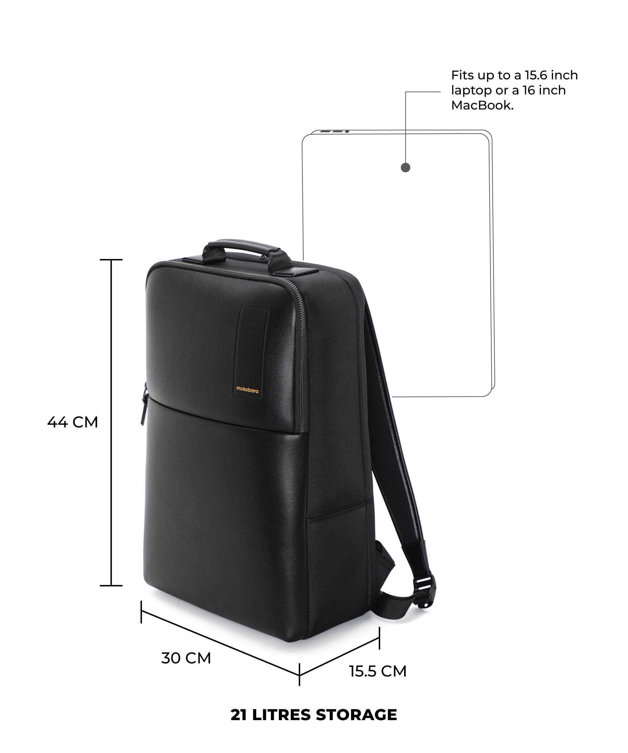 Color_Deep Black | The Backpack Pro