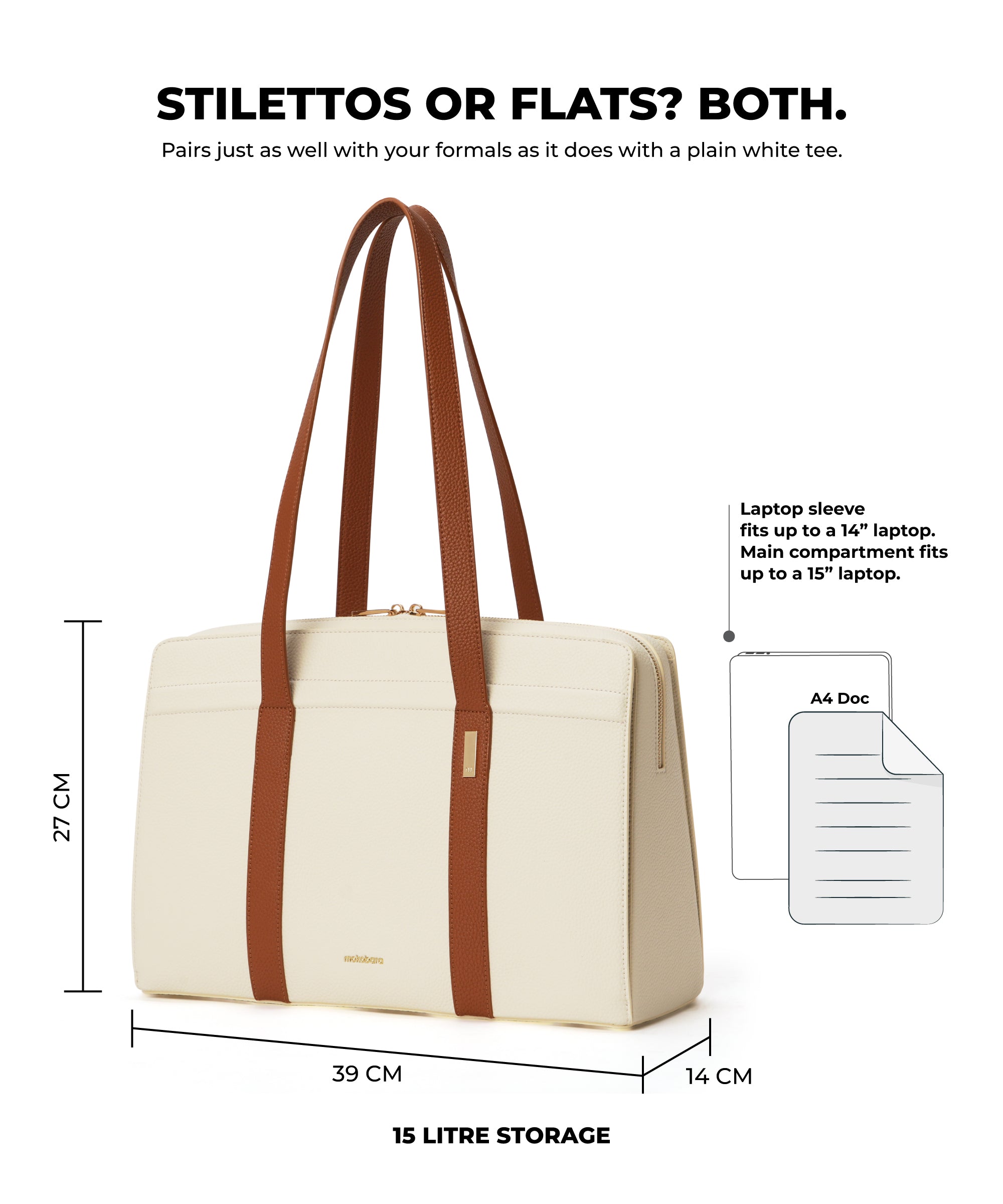 Color_Coconut Cream | The Celeste Tote