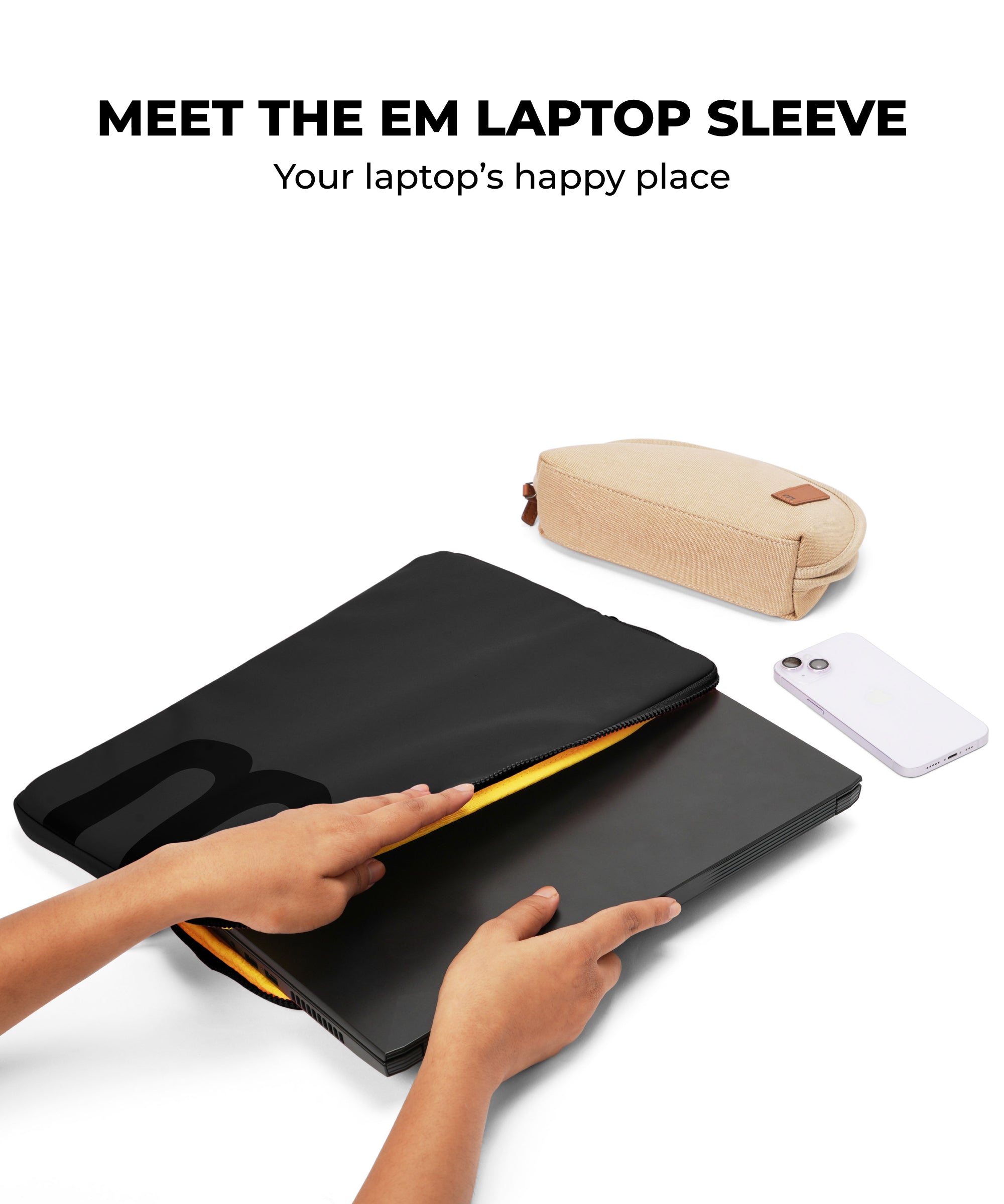 Color_Crypto | The Em Laptop Sleeve Large