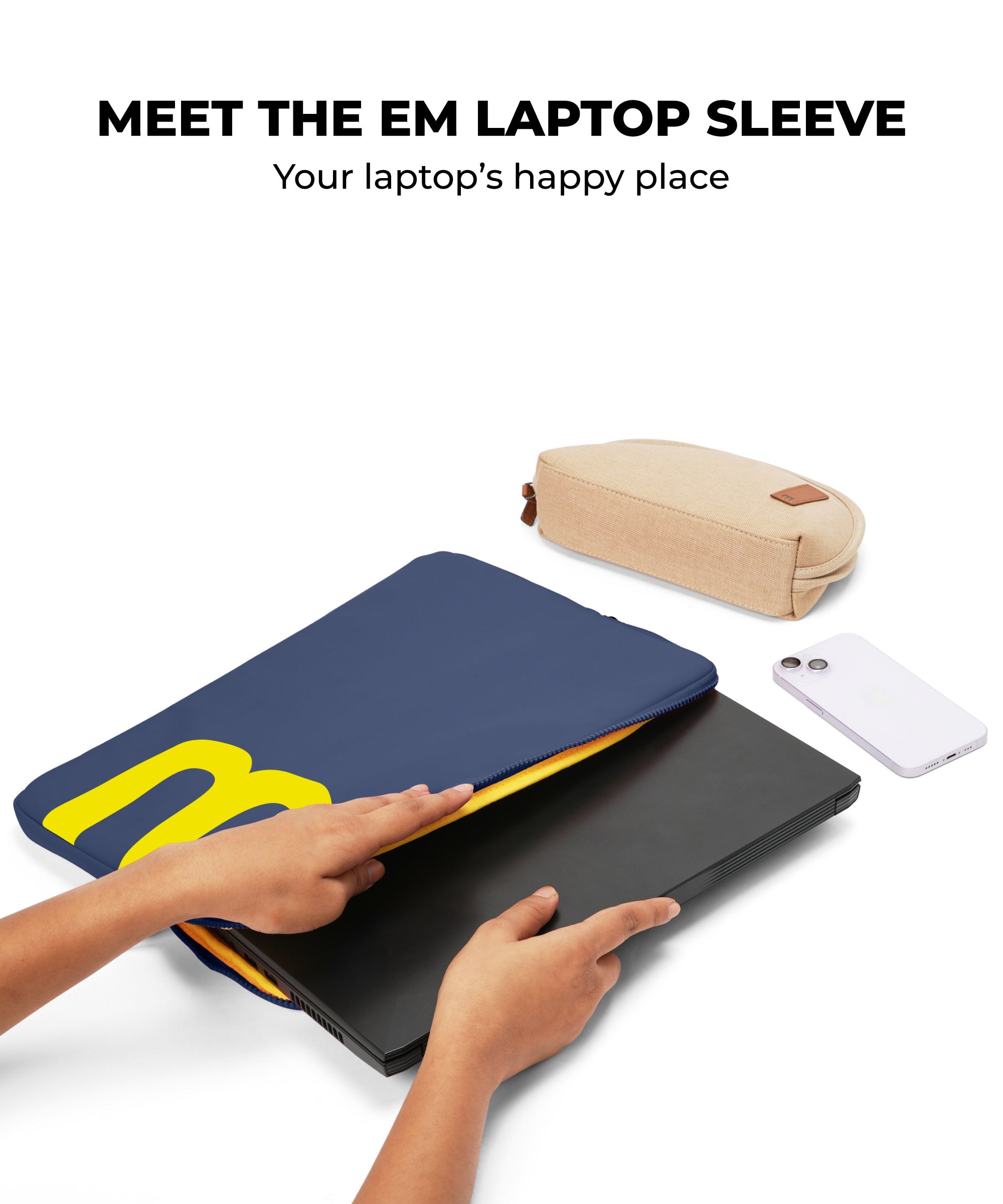 Color_We Meet Again Sunray (Limited Edition) | The Em Laptop Sleeve Large