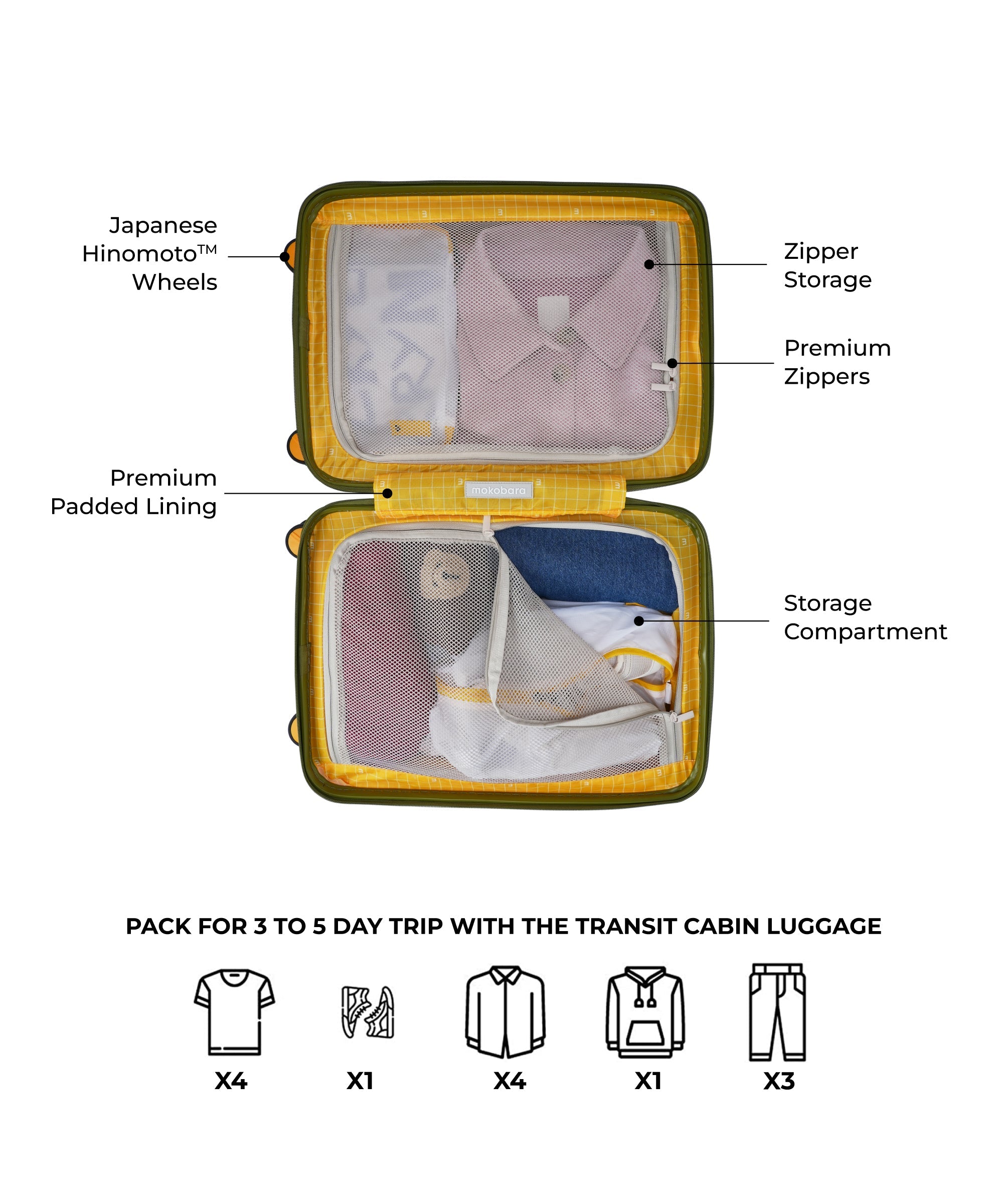 Color_ Still Loading Brownray (Limited Edition) | The Transit Luggage - Cabin