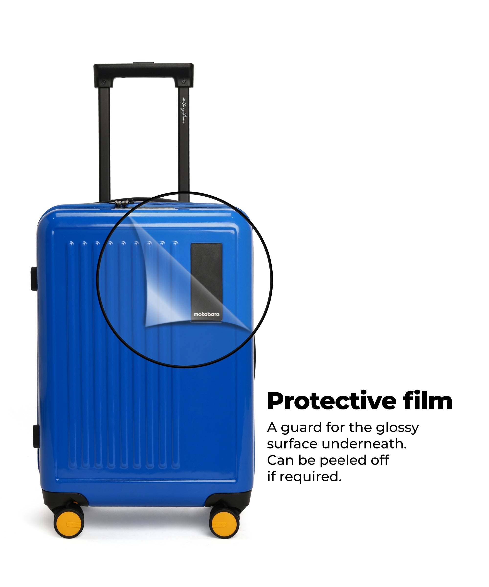 Color_ Maximalist Blue (Gloss Edition) | The Transit Luggage - Set of 2