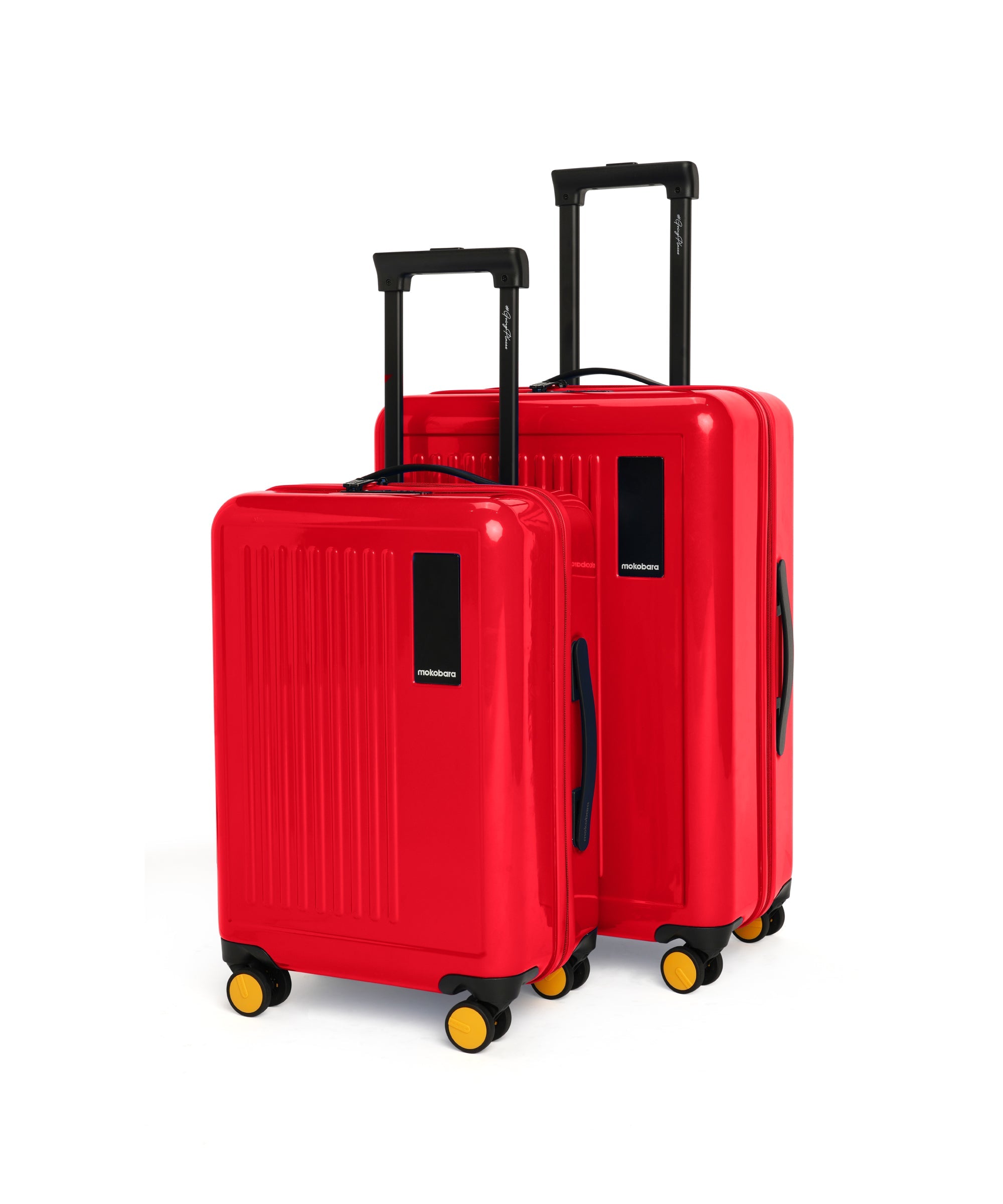 Color_ Maximalist Red (Gloss Edition) | The Transit Luggage - Set of 2