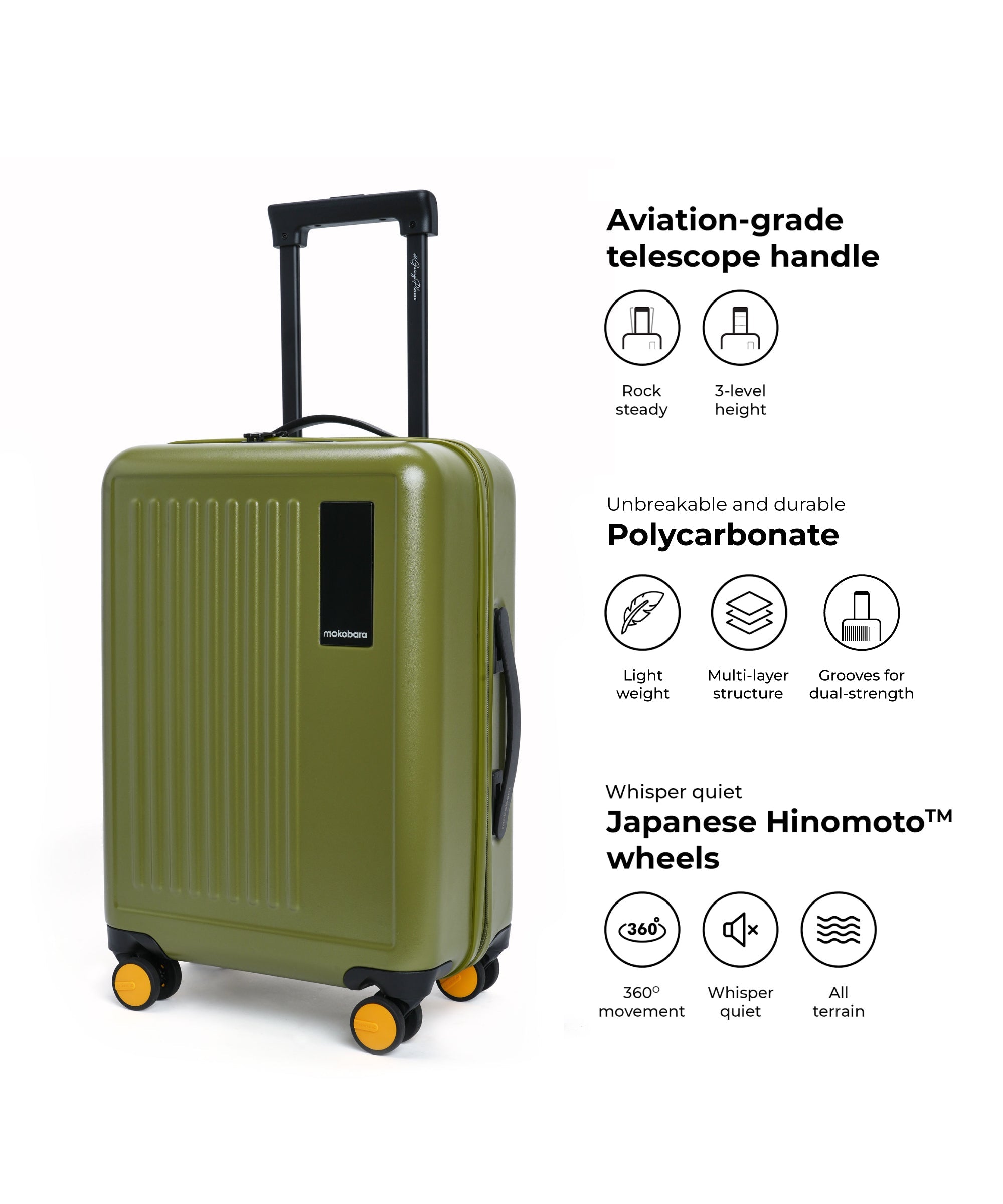 Color_So Matcha | The Transit Luggage - Cabin