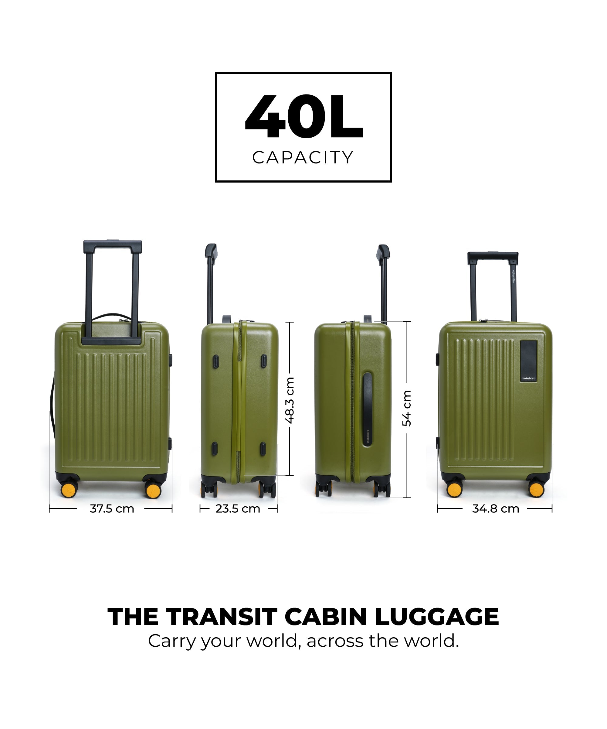 Color_So Matcha | The Transit Luggage - Cabin